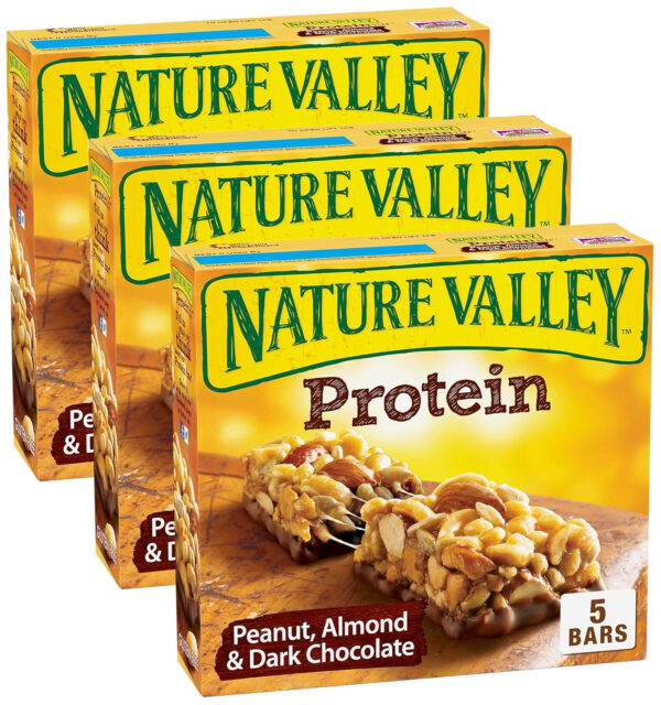 6893af252df414bdb125cca86b306a5dca37f9037a95b8426facb.jpg Nature Valley Protein Chewy Snack Bars, Variety Pack, 15 Bars, 21.3 oz