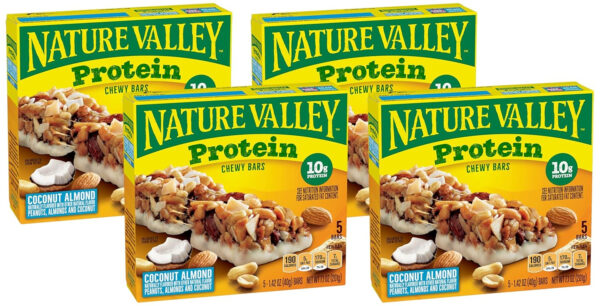 6893af29ee4f3d176f99ab0b5ee03965d2850925ab535ab9a7ce8.jpg Nature Valley Protein Chewy Snack Bars, Variety Pack, 15 Bars, 21.3 oz