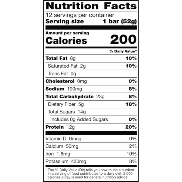 RXBAR Protein Bars, Protein Snack, Snack Bars, Chocolate Sea Salt, 22oz Box (12 Bars)