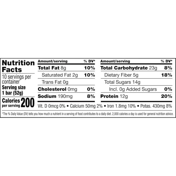 RXBAR Protein Bars, Protein Snack, Snack Bars, Chocolate Sea Salt, 22oz Box (12 Bars)