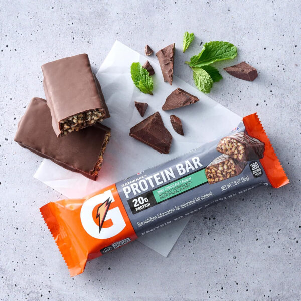 Gatorade Whey Protein Recover Bars, Chocolate Chip, 2.8 ounce(Pack of 12)