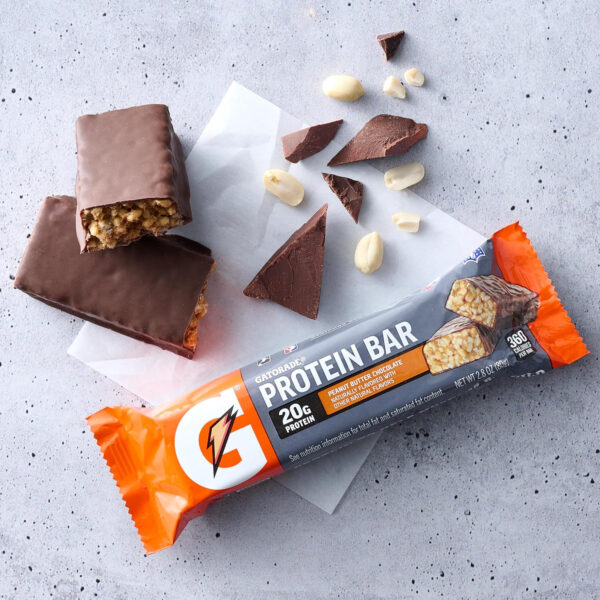 Gatorade Whey Protein Recover Bars, Chocolate Chip, 2.8 ounce(Pack of 12)