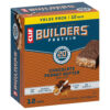 CLIF BUILDERS Protein Bars - Chocolate Peanut Butter Flavor - 20g Plant Based Protein - Gluten Free - Non-GMO - Low Glycemic - No Artificial Sweeteners - Value Pack, 2.4 oz. (12 Count)