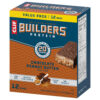 CLIF BUILDERS Protein Bars - Chocolate Peanut Butter Flavor - 20g Plant Based Protein - Gluten Free - Non-GMO - Low Glycemic - No Artificial Sweeteners - Value Pack, 2.4 oz. (12 Count)