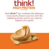 6893b0858f675f50c3866711eb3c446c3ecbb69260e9f075ea415.jpg think! Protein Bars, High Protein Snacks, Gluten Free, Kosher Friendly, Creamy Peanut Butter, Nutrition Bars, 2.1 Oz per Bar, 12 Count (Packaging May Vary)