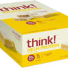 6893b0884f4da23c48781b6fe7ebd51cb378ea6387a3a359616ba.jpg think! Protein Bars, High Protein Snacks, Gluten Free, Kosher Friendly, Creamy Peanut Butter, Nutrition Bars, 2.1 Oz per Bar, 12 Count (Packaging May Vary)