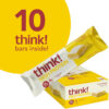 6893b08a8ef2e7ef1f2eba36ccaff7873194eea4bf45ade6eff74.jpg think! Protein Bars, High Protein Snacks, Gluten Free, Kosher Friendly, Creamy Peanut Butter, Nutrition Bars, 2.1 Oz per Bar, 12 Count (Packaging May Vary)