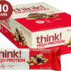 6893b09d84e639cfeeb97d729c7637033646656214c57ff8d4342.jpg think! Protein Bars, High Protein Snacks, Gluten Free, Kosher Friendly, Creamy Peanut Butter, Nutrition Bars, 2.1 Oz per Bar, 12 Count (Packaging May Vary)