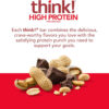 6893b0a0a5f50167977967fb6b3014ba1ffae7fe36362079690bb.jpg think! Protein Bars, High Protein Snacks, Gluten Free, Kosher Friendly, Creamy Peanut Butter, Nutrition Bars, 2.1 Oz per Bar, 12 Count (Packaging May Vary)