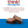 6893b0b1abb74e3e47e8f965fa64c219e306aaedd1686c0e0a1b4.jpg think! Protein Bars, High Protein Snacks, Gluten Free, Kosher Friendly, Creamy Peanut Butter, Nutrition Bars, 2.1 Oz per Bar, 12 Count (Packaging May Vary)