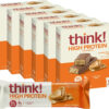 6893b0c313e2400734a56d48dbf9b8a64633c9a2e91a57b83b2c3.jpg think! Protein Bars, High Protein Snacks, Gluten Free, Kosher Friendly, Creamy Peanut Butter, Nutrition Bars, 2.1 Oz per Bar, 12 Count (Packaging May Vary)