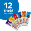 6893b0cc12249ce515bebd581aff792d95eb9e52eaa26f6fcb09e.jpg think! Protein Bars, High Protein Snacks, Gluten Free, Kosher Friendly, Creamy Peanut Butter, Nutrition Bars, 2.1 Oz per Bar, 12 Count (Packaging May Vary)