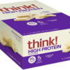 6893b0e325c0a66f1f50dfadd48b8da048f11a6a09635dd8c2e0c.jpg think! Protein Bars, High Protein Snacks, Gluten Free, Kosher Friendly, Creamy Peanut Butter, Nutrition Bars, 2.1 Oz per Bar, 12 Count (Packaging May Vary)