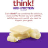 6893b0e8a22a816214a0e633ba9ea08ffaab00fd22fde668ccf2e.jpg think! Protein Bars, High Protein Snacks, Gluten Free, Kosher Friendly, Creamy Peanut Butter, Nutrition Bars, 2.1 Oz per Bar, 12 Count (Packaging May Vary)