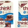 6893b0eb43c4a1572bdae6e227bfa308df1311412c9999e832570.jpg think! Protein Bars, High Protein Snacks, Gluten Free, Kosher Friendly, Creamy Peanut Butter, Nutrition Bars, 2.1 Oz per Bar, 12 Count (Packaging May Vary)