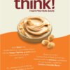 6893b10e77da69af4b9b5eaa5f2acdc7bbb37b9ef81ceac0583e0.jpg think! Protein Bars, High Protein Snacks, Gluten Free, Kosher Friendly, Creamy Peanut Butter, Nutrition Bars, 2.1 Oz per Bar, 12 Count (Packaging May Vary)