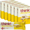 6893b111cfd9e9cb75f12627ff046bc1d6a0e80745da7cb755c03.jpg think! Protein Bars, High Protein Snacks, Gluten Free, Kosher Friendly, Creamy Peanut Butter, Nutrition Bars, 2.1 Oz per Bar, 12 Count (Packaging May Vary)
