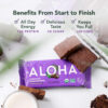 ALOHA Organic Plant Based Protein Bars |Peanut Butter Chocolate Chip | 1.98 Oz (Pack of 12) | Vegan, Low Sugar, Gluten Free, Paleo, Low Carb, Non-GMO, Stevia Free, Soy Free, No Sugar Alcohols