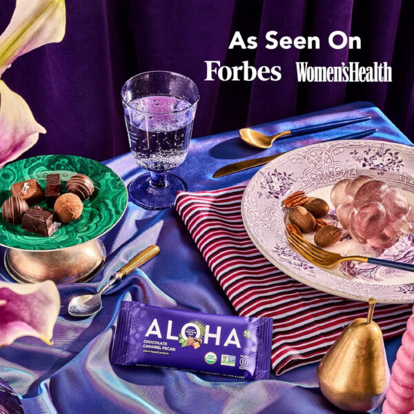 ALOHA Organic Plant Based Protein Bars |Peanut Butter Chocolate Chip | 1.98 Oz (Pack of 12) | Vegan, Low Sugar, Gluten Free, Paleo, Low Carb, Non-GMO, Stevia Free, Soy Free, No Sugar Alcohols