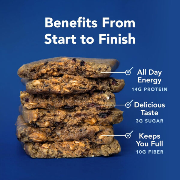 ALOHA Organic Plant Based Protein Bars |Peanut Butter Chocolate Chip | 1.98 Oz (Pack of 12) | Vegan, Low Sugar, Gluten Free, Paleo, Low Carb, Non-GMO, Stevia Free, Soy Free, No Sugar Alcohols