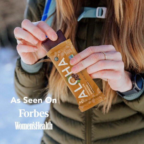 ALOHA Organic Plant Based Protein Bars |Peanut Butter Chocolate Chip | 1.98 Oz (Pack of 12) | Vegan, Low Sugar, Gluten Free, Paleo, Low Carb, Non-GMO, Stevia Free, Soy Free, No Sugar Alcohols