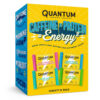 Quantum Energy Square: Energy Bar with Caffeine & 10g Protein. Delicious Healthy Snack On The Go. (Vegan, Gluten-free, Soy-free, Dairy-free) (Variety 12-Pack)