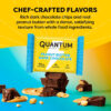 Quantum Energy Square: Energy Bar with Caffeine & 10g Protein. Delicious Healthy Snack On The Go. (Vegan, Gluten-free, Soy-free, Dairy-free) (Variety 12-Pack)