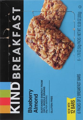KIND Breakfast Protein Bars, Peanut Butter Banana Dark Chocolate, Healthy Snacks, Gluten Free, 8g Protein, 6 Count