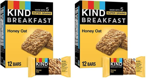 KIND Breakfast Protein Bars, Peanut Butter Banana Dark Chocolate, Healthy Snacks, Gluten Free, 8g Protein, 6 Count