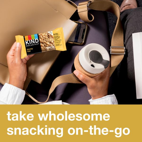 KIND Breakfast Protein Bars, Peanut Butter Banana Dark Chocolate, Healthy Snacks, Gluten Free, 8g Protein, 6 Count