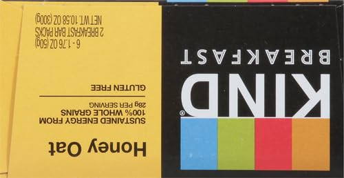 KIND Breakfast Protein Bars, Peanut Butter Banana Dark Chocolate, Healthy Snacks, Gluten Free, 8g Protein, 6 Count