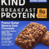 KIND Breakfast Protein Bars, Peanut Butter Banana Dark Chocolate, Healthy Snacks, Gluten Free, 8g Protein, 6 Count