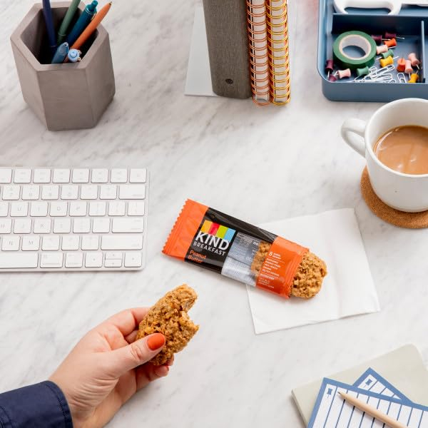KIND Breakfast Protein Bars, Peanut Butter Banana Dark Chocolate, Healthy Snacks, Gluten Free, 8g Protein, 6 Count