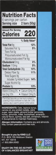 KIND Breakfast Protein Bars, Peanut Butter Banana Dark Chocolate, Healthy Snacks, Gluten Free, 8g Protein, 6 Count