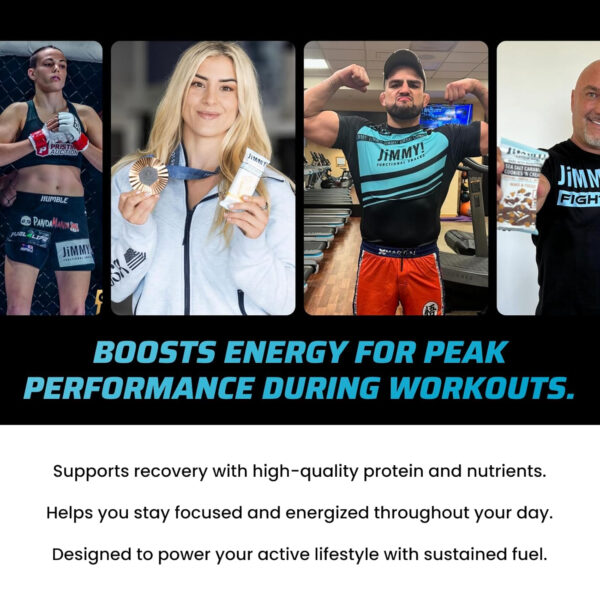 Functional Protein Bars - High-Performance Energy Snacks with Caffeine - Low Sugar & Non-GMO - Gluten Free Protein Bars for Workout, Travel & Energy Boosting | Cookies 'N Cream -12 Count