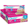 Quest Nutrition Chocolate Chip Dough Cookie Protein Bars, 21g Protein, 1g Sugar, 4g Net Carb, Gluten Free, Keto Friendy, 12 Count