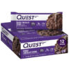 Quest Nutrition Chocolate Chip Dough Cookie Protein Bars, 21g Protein, 1g Sugar, 4g Net Carb, Gluten Free, Keto Friendy, 12 Count