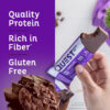Quest Nutrition Chocolate Chip Dough Cookie Protein Bars, 21g Protein, 1g Sugar, 4g Net Carb, Gluten Free, Keto Friendy, 12 Count