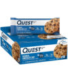 Quest Nutrition Chocolate Chip Dough Cookie Protein Bars, 21g Protein, 1g Sugar, 4g Net Carb, Gluten Free, Keto Friendy, 12 Count