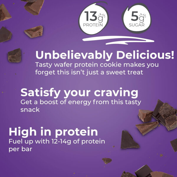 6893b3f49d3b708b085eadeda569e0ac9cdf492b30485d5af63e8.jpg Power Crunch Protein Wafer Bars, High Protein Snacks with Delicious Taste, Triple Chocolate, 1.4 Ounce (12 Count)