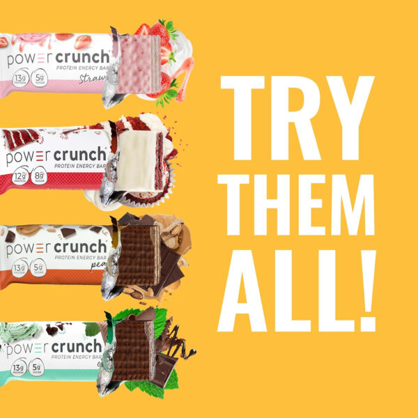 6893b3f877d1297dda1899535c7f5a4979ddc4b18f7e0cbcf8b1a.jpg Power Crunch Protein Wafer Bars, High Protein Snacks with Delicious Taste, Triple Chocolate, 1.4 Ounce (12 Count)