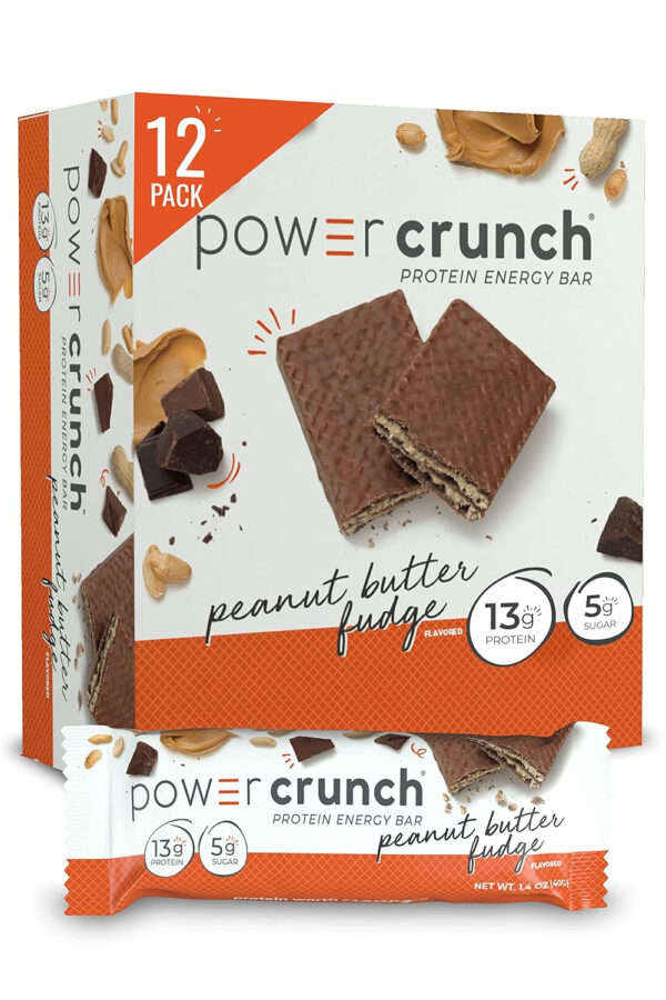 6893b40d22f8bcce319be1631f7959a3c822103608c028f207b22.jpg Power Crunch Protein Wafer Bars, High Protein Snacks with Delicious Taste, Triple Chocolate, 1.4 Ounce (12 Count)