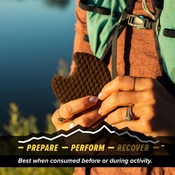 Honey Stinger Organic Honey Waffle, Energy Stroopwafel for Exercise, Endurance and Performance, Sports Nutrition for Home & Gym, Pre and Post Workout, Box of 16 Waffles, 16.96 Ounce (Pack of 16)