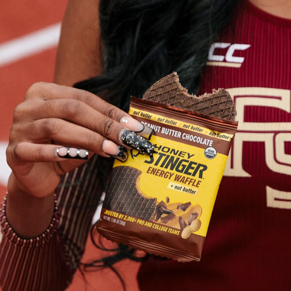 Honey Stinger Organic Honey Waffle, Energy Stroopwafel for Exercise, Endurance and Performance, Sports Nutrition for Home & Gym, Pre and Post Workout, Box of 16 Waffles, 16.96 Ounce (Pack of 16)