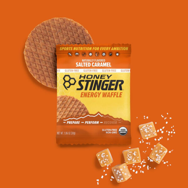 Honey Stinger Organic Honey Waffle, Energy Stroopwafel for Exercise, Endurance and Performance, Sports Nutrition for Home & Gym, Pre and Post Workout, Box of 16 Waffles, 16.96 Ounce (Pack of 16)