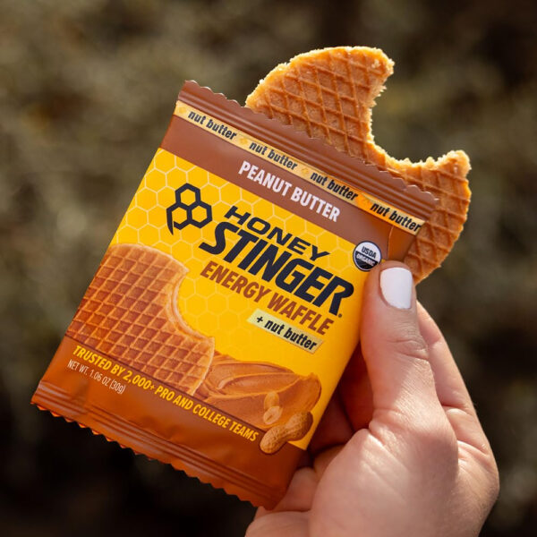 Honey Stinger Organic Honey Waffle, Energy Stroopwafel for Exercise, Endurance and Performance, Sports Nutrition for Home & Gym, Pre and Post Workout, Box of 16 Waffles, 16.96 Ounce (Pack of 16)