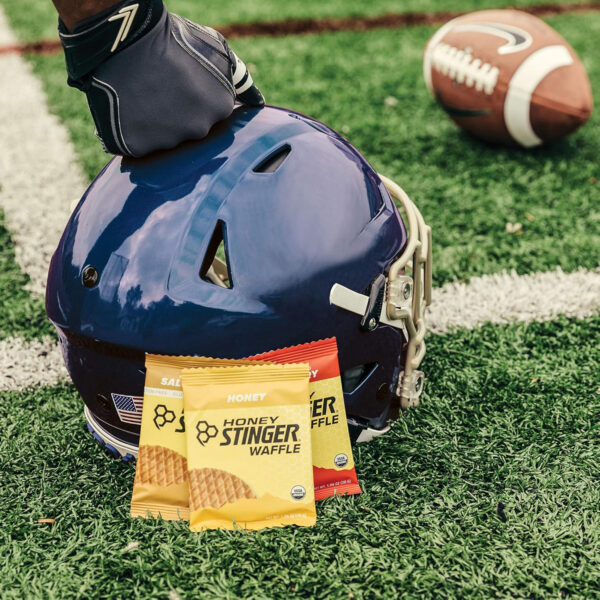 Honey Stinger Organic Honey Waffle, Energy Stroopwafel for Exercise, Endurance and Performance, Sports Nutrition for Home & Gym, Pre and Post Workout, Box of 16 Waffles, 16.96 Ounce (Pack of 16)