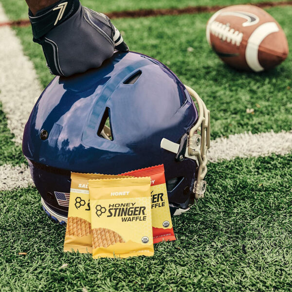 Honey Stinger Organic Honey Waffle, Energy Stroopwafel for Exercise, Endurance and Performance, Sports Nutrition for Home & Gym, Pre and Post Workout, Box of 16 Waffles, 16.96 Ounce (Pack of 16)