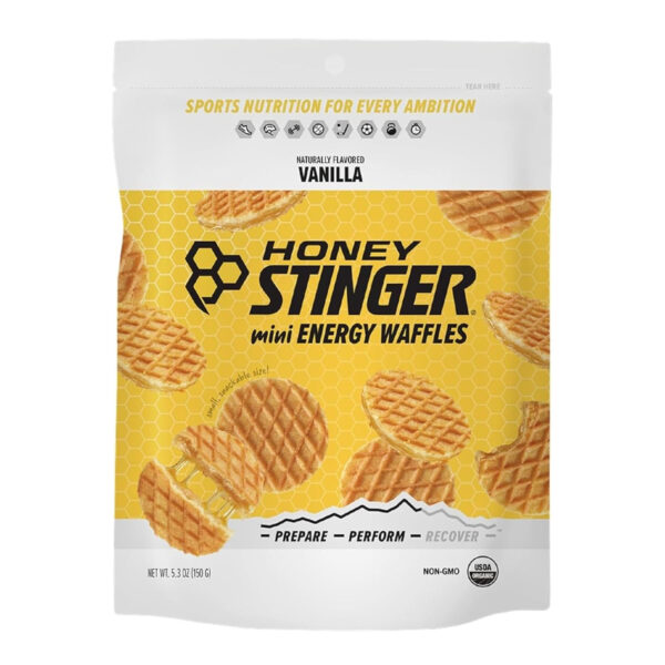 Honey Stinger Organic Honey Waffle, Energy Stroopwafel for Exercise, Endurance and Performance, Sports Nutrition for Home & Gym, Pre and Post Workout, Box of 16 Waffles, 16.96 Ounce (Pack of 16)