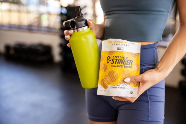 Honey Stinger Organic Honey Waffle, Energy Stroopwafel for Exercise, Endurance and Performance, Sports Nutrition for Home & Gym, Pre and Post Workout, Box of 16 Waffles, 16.96 Ounce (Pack of 16)